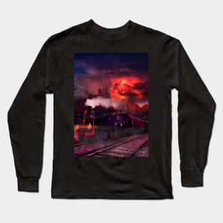 Red Train Long Sleeve T-Shirt